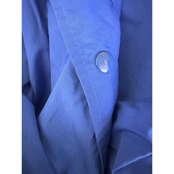 Tide Downy Jacket Blue Nylon Embroidered Full Zip Shell Windbreaker Men's XL - Picture 12 of 15